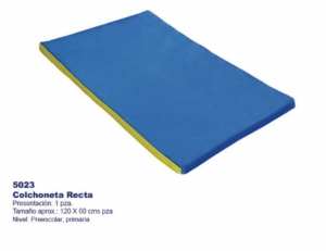 Colchoneta  Recta Básica en Vinil-Tela 