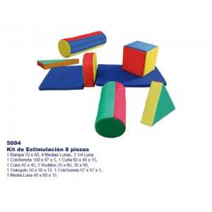 Kit de estimulacion  8 pzas Vinil-Tela