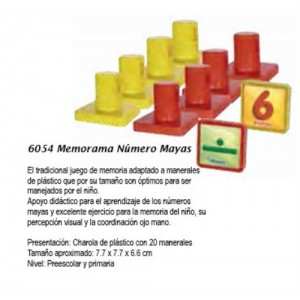 Memorama Número Mayas 6054