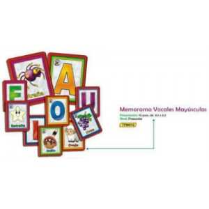 Memorama Vocales Mayúsculas TPM012