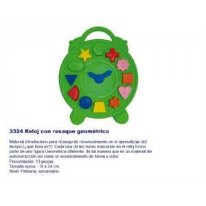 Reloj con Resaque Geometrico