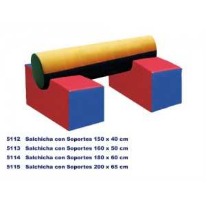 Salchicha  Grande con Soportes Vinil-Tela 